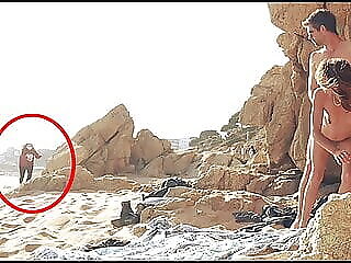 beach handjob